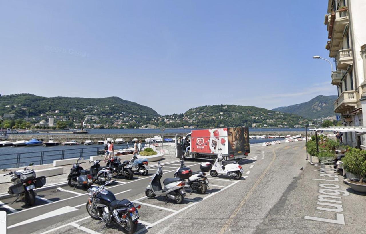 Appartamento Esclusivo Fronte Lago, In Centro A Como Con Garage エクステリア 写真